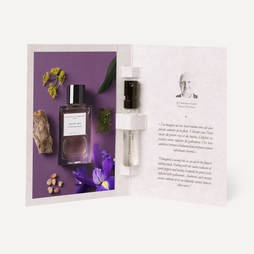 VELVET IRIS - CARTE SAMPLE 2MLV - 0.006 Fl Oz